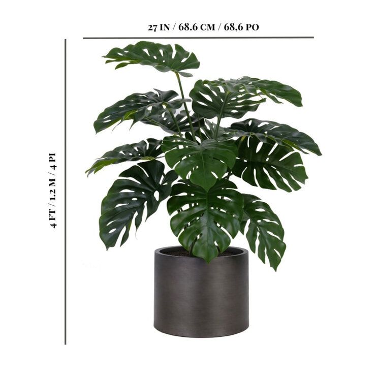 CG Hunter, Árbol Artificial de Monstera con base — Imagen 4 de 4