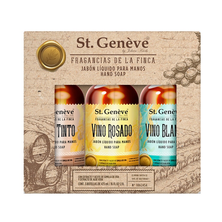 St. Genève Jabón Líquido para Manos Colección Vinos 3/473 ml — Imagen 1 de 4