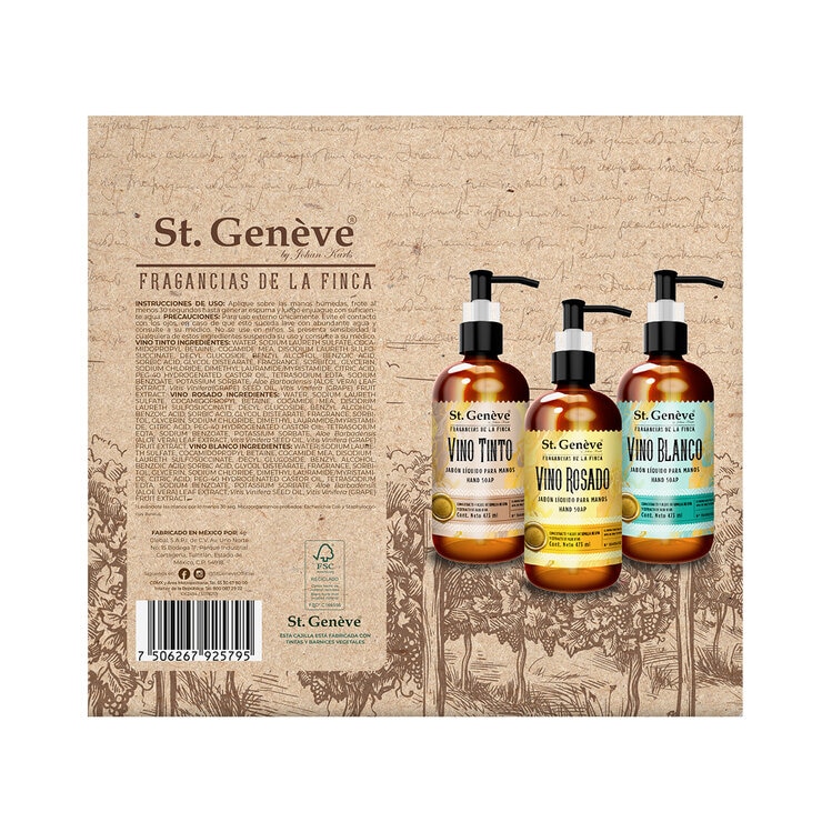 St. Genève Jabón Líquido para Manos Colección Vinos 3/473 ml — Imagen 2 de 4