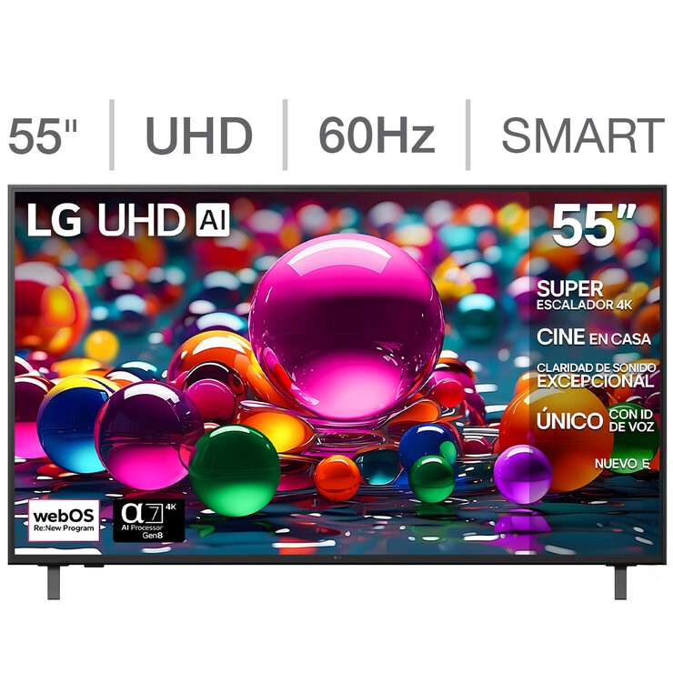 LG Pantalla 55" UHD 4K AI Smart TV — Imagen 1 de 4