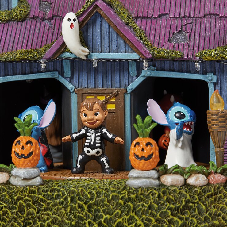 Casa de Halloween Animada de Stitch con Luces y Música — Imagen 2 de 4