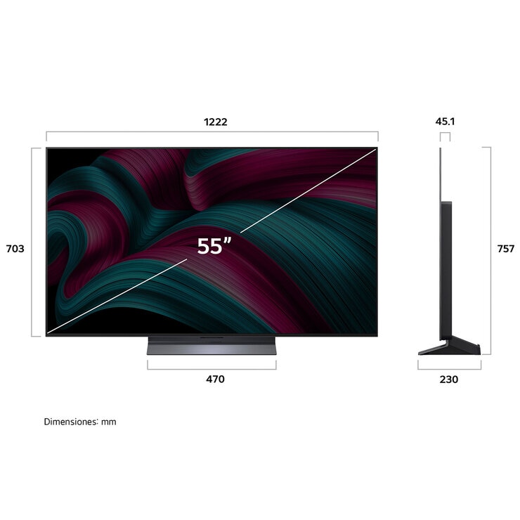 LG Pantalla 55" OLEDevo 4K Smart TV — Imagen 2 de 4
