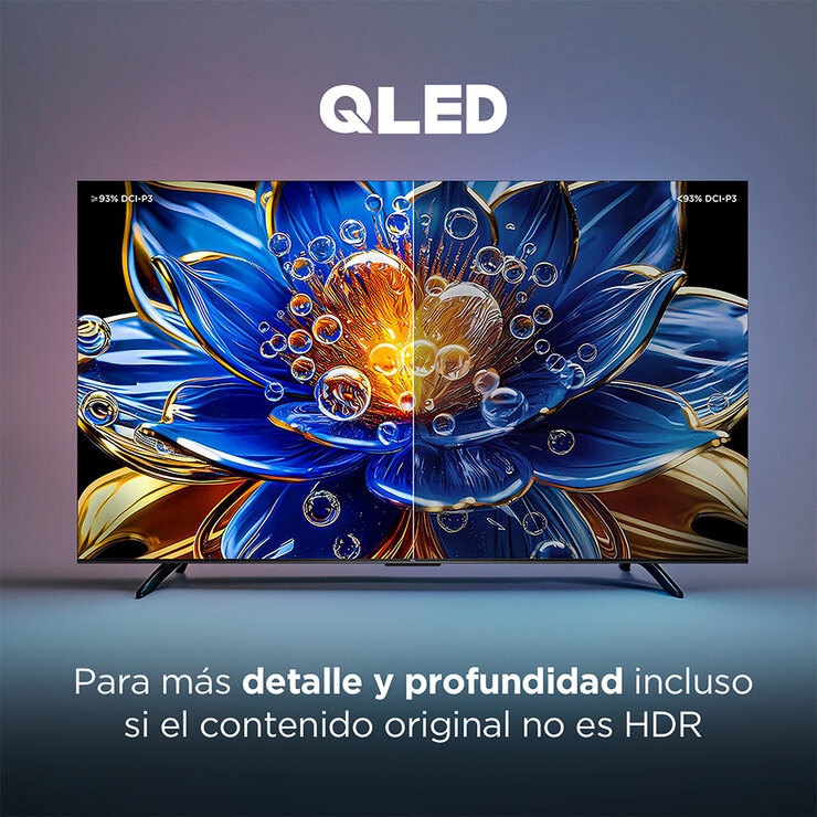 TCL Pantalla 32" QLED 4K Google TV — Imagen 4 de 4