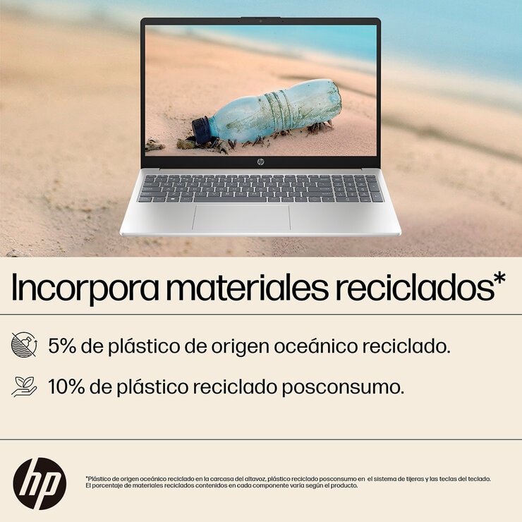 HP 15-fd0151la Laptop 15.6" Full HD Táctil Intel Core i5 8GB 512GB SSD + 12 Meses M365 Personal — Imagen 4 de 4