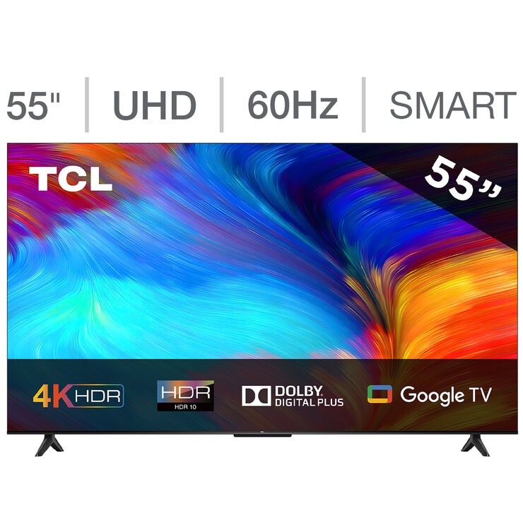 TCL Pantalla 55" 4K UHD Google TV — Imagen 1 de 4