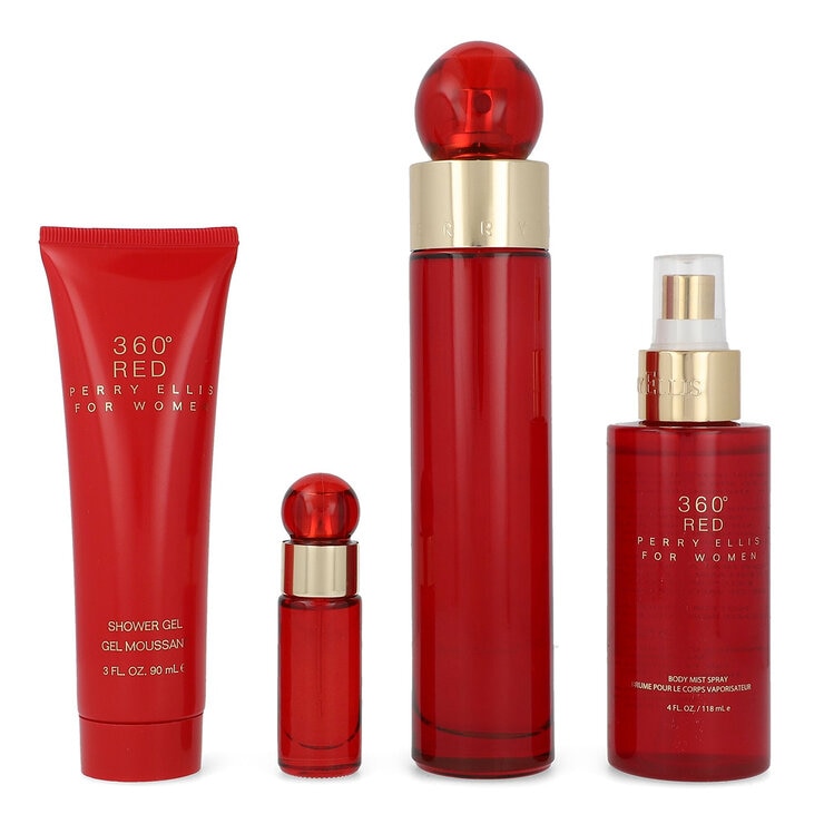 Perry Ellis 360° Red Set 4 pzas