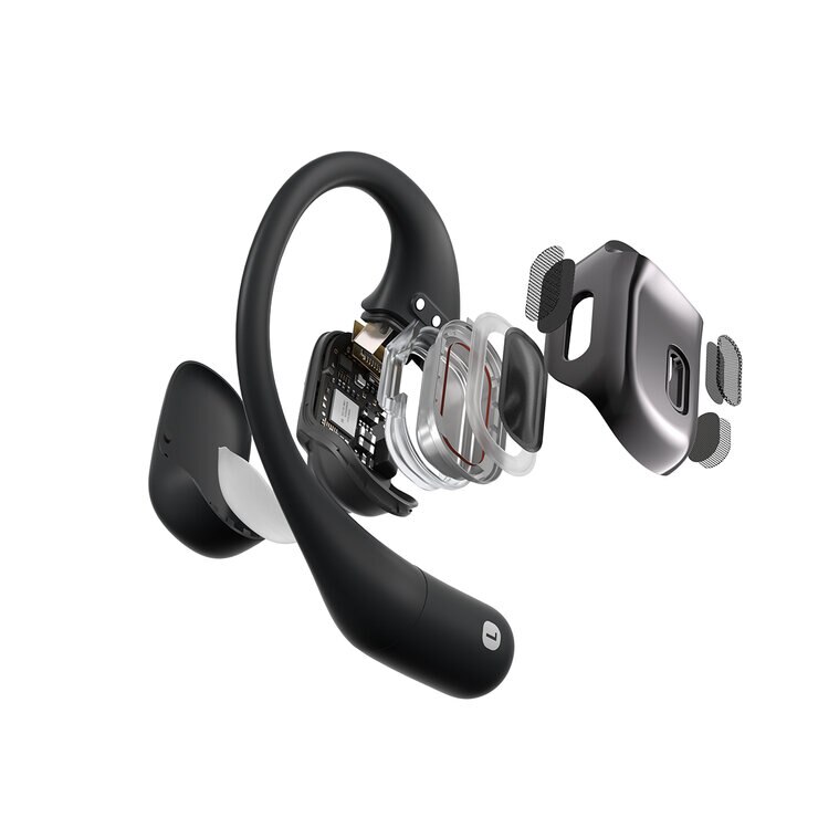 Shokz OpenFit Audífonos Inalámbricos de Conducción Ósea Negro — Imagen 2 de 4