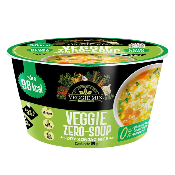 Veggie Zero Sopa Instantánea de Arroz 6/85 g — Imagen 1 de 3