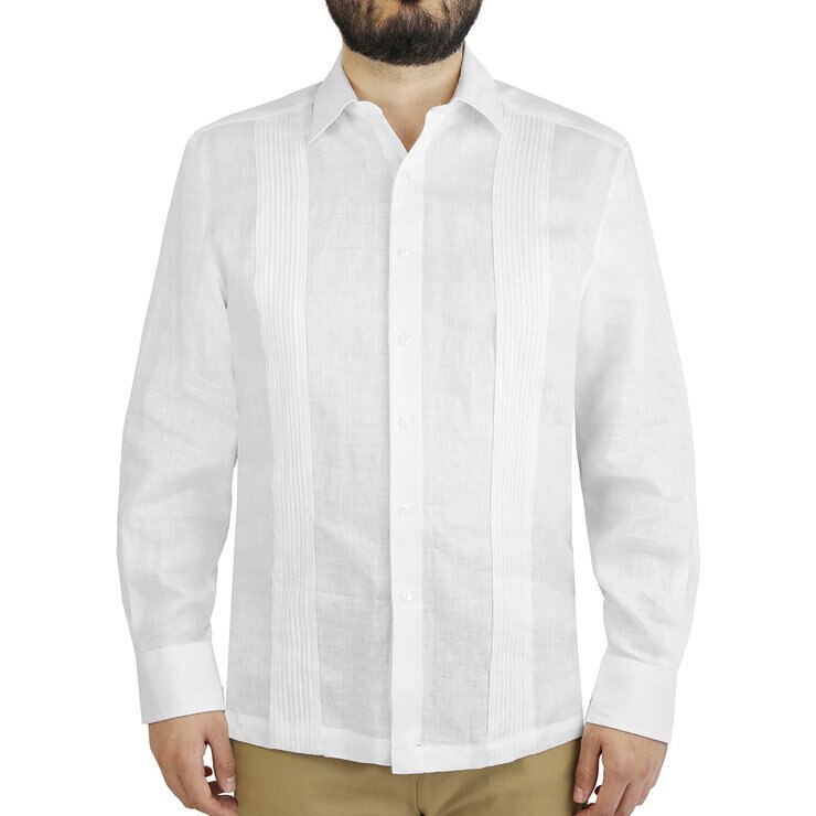 Uxmal by Manchester Guayabera 100% lino, para Caballero, Varios Colores y Tallas — Imagen 2 de 4