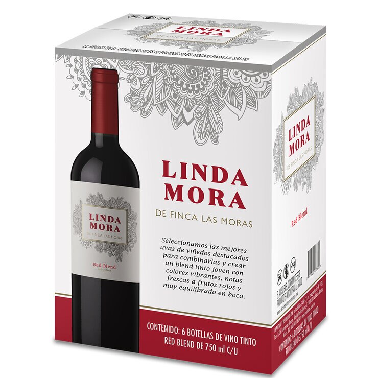 Vino Tinto Linda Mora Red Blend — Imagen 2 de 2