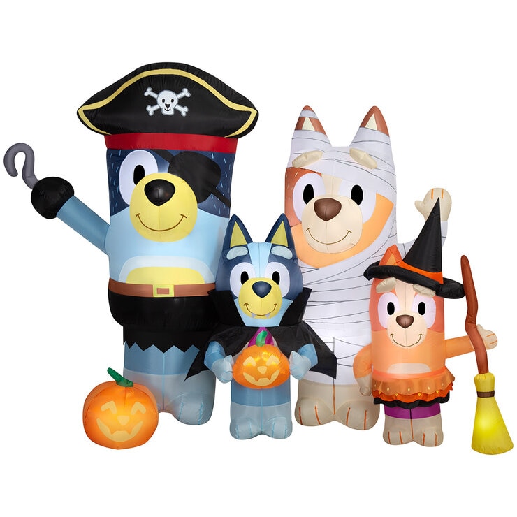 Bluey y Familia Iluminada Inflable, 1.9 m — Imagen 2 de 4