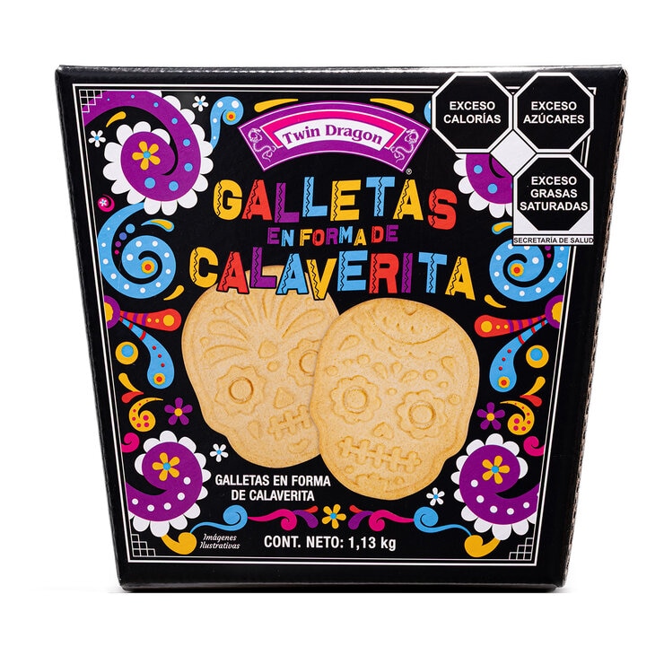 Twin Dragon Galletas en Forma de Calaverita 1.1 kg — Imagen 1 de 2