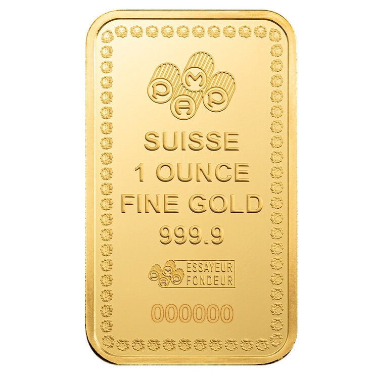 Lingote de Oro, 1 oz PAMP, Diwali, Festival de las Luces — Imagen 2 de 4