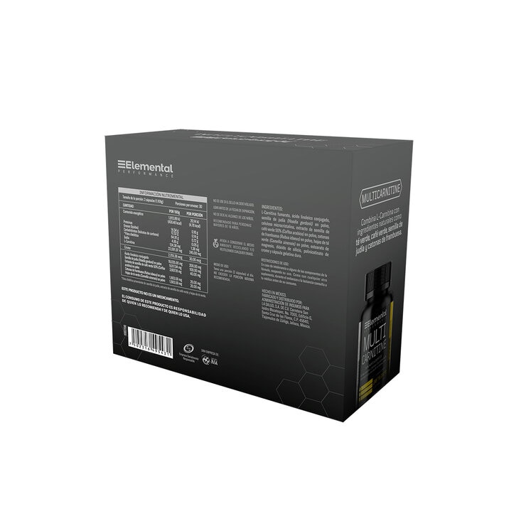 Elemental Performance Multi carnitine 2 frascos de 60 cápsulas c/u — Imagen 2 de 4