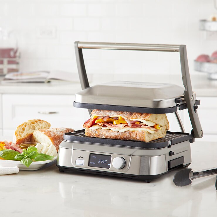 Cuisinart, Parilla y Plancha Eléctrica, 5 en 1 — Imagen 1 de 4