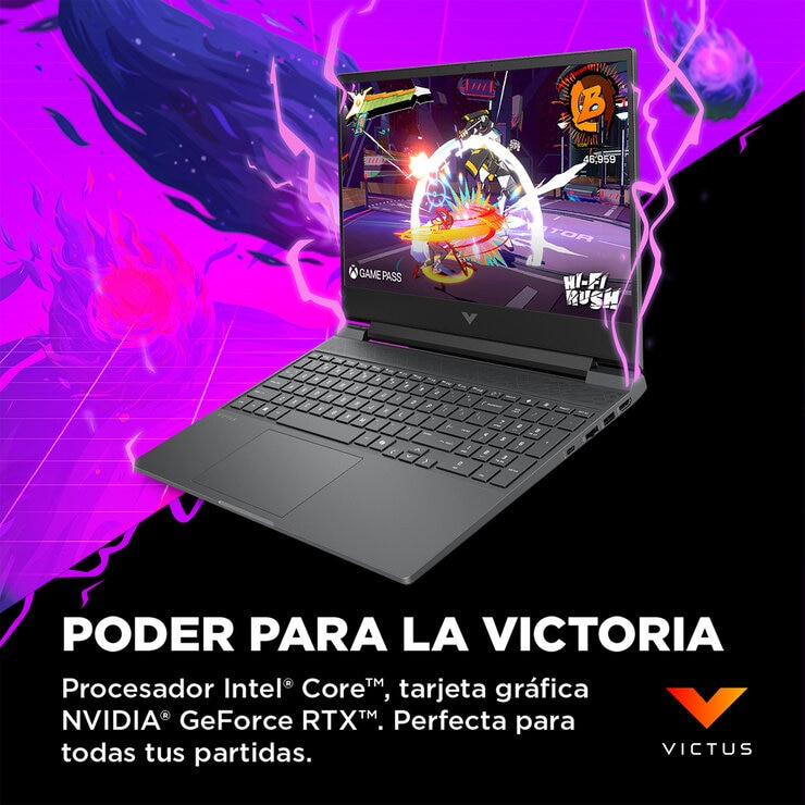 HP Victus Gaming 15-fa2018la Laptop 15" Full HD Intel Core i5 8GB 512GB SSD + 12 Meses de M365 Personal — Imagen 3 de 4