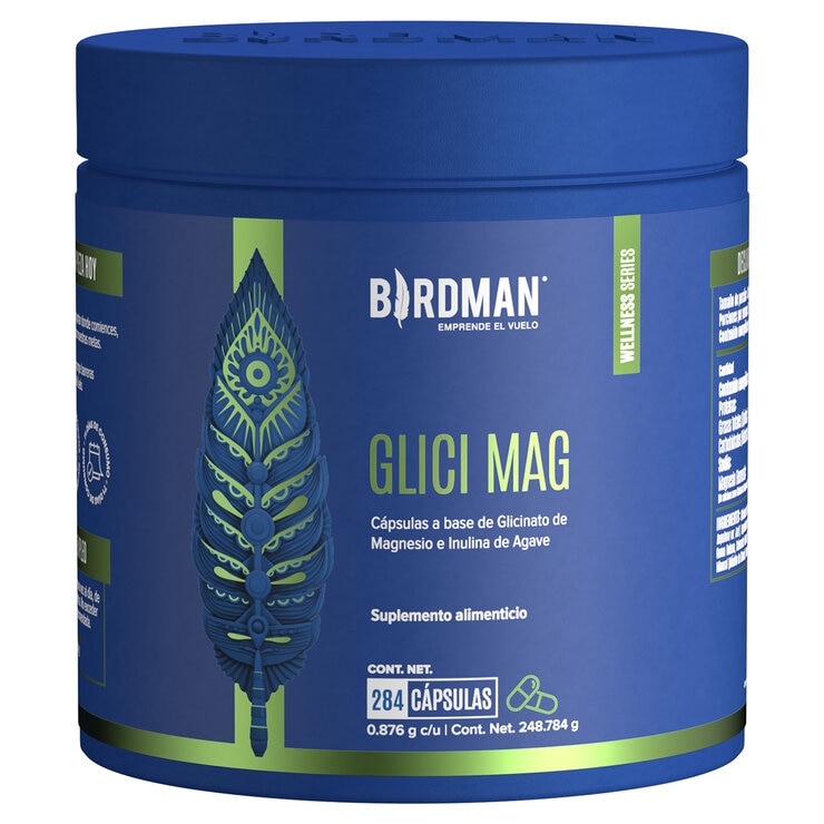 Birdman Glicinato de Magnesio 284 Cápsulas — Imagen 1 de 2