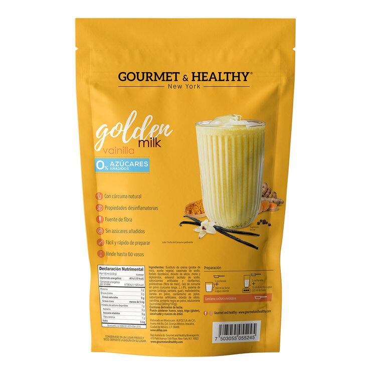 Gourmet & Healthy Golden Milk 600 g — Imagen 3 de 3