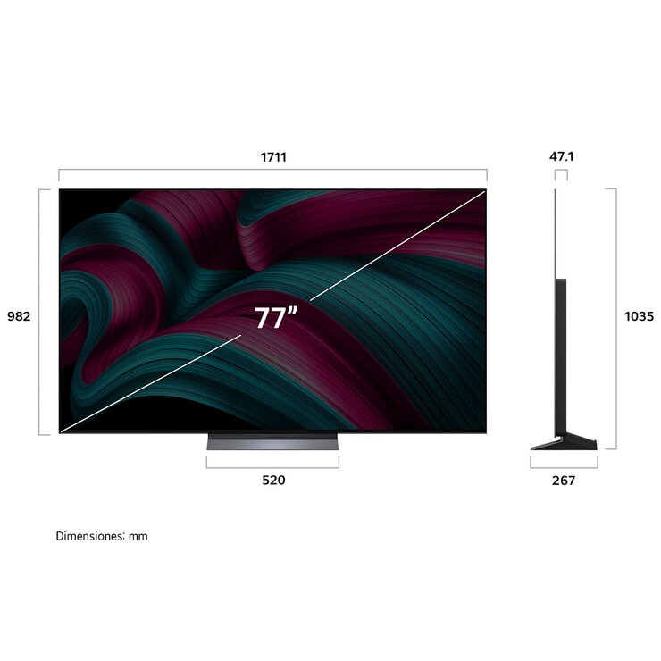 LG Pantalla 77" OLEDevo 4K Smart TV — Imagen 3 de 4