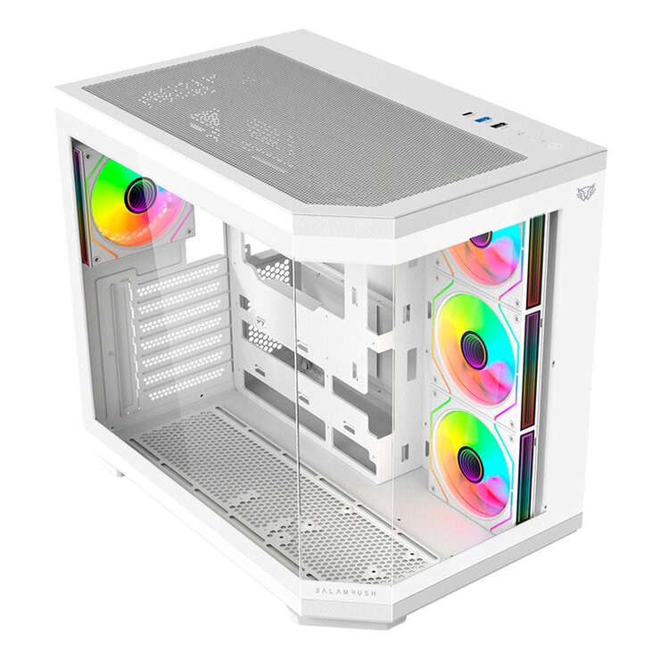 Balamrush Gabinete Gamer Tank Master 9600TB Blanco — Imagen 4 de 4