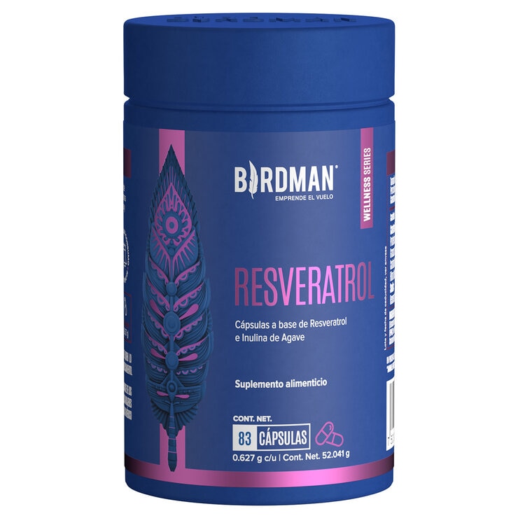 Birdman Resveratrol 83 Cápsulas — Imagen 1 de 2