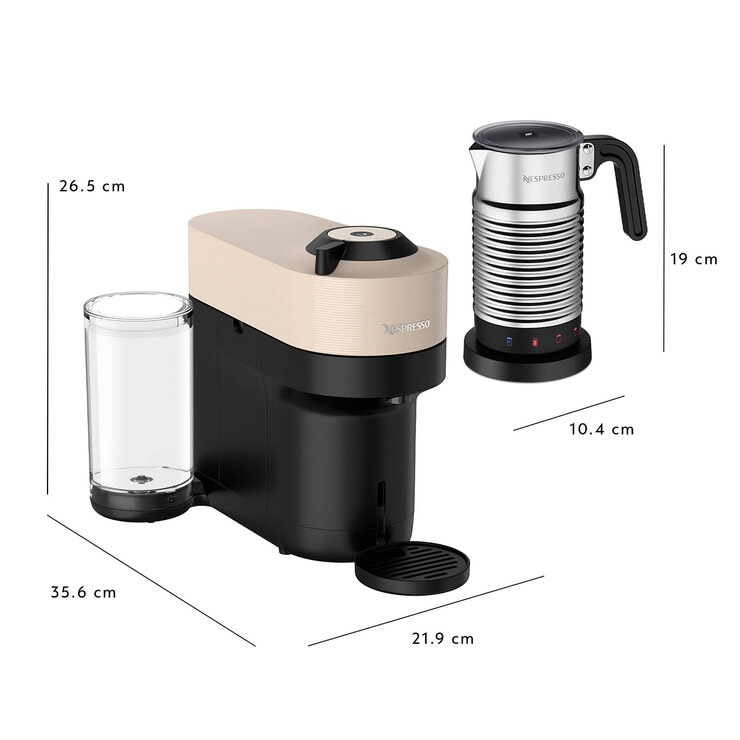 Nespresso Cafetera, Onpack Vertuo Pop Beige — Imagen 4 de 4