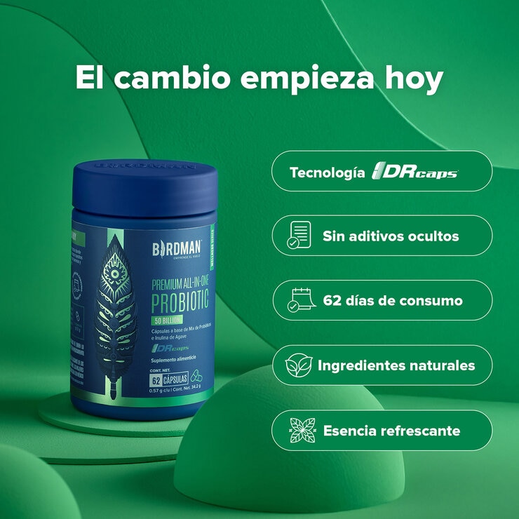 Birdman Premium Probiotic 62 Cápsulas — Imagen 4 de 4