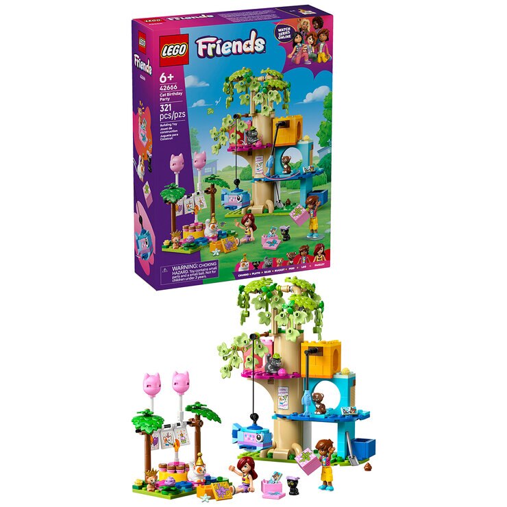 LEGO Friends Fiesta de Cumpleaños y Casa del Árbol Felina — Imagen 1 de 4