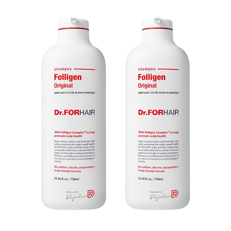 Dr.FORHAIR Shampoo Anticaída 2 pzas de 750 ml — Imagen 1 de 4