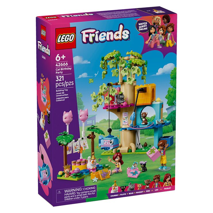 LEGO Friends Fiesta de Cumpleaños y Casa del Árbol Felina — Imagen 4 de 4