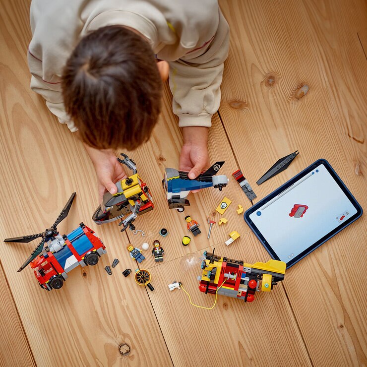 LEGO City Remix: Helicóptero, Camión de Bomberos y Submarino — Imagen 4 de 4