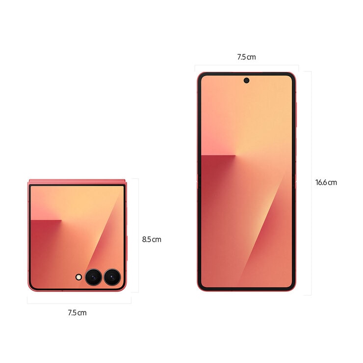 Samsung Galaxy Z Flip 7 512GB Coral — Imagen 2 de 4