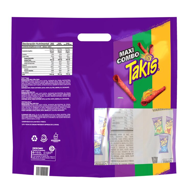 Takis Maxi Combo 3/240 g — Imagen 2 de 2