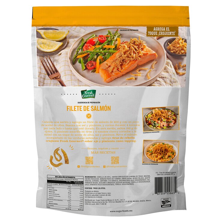 Fresh Gourmet Cebolla Crujiente Sabor Ajo y Pimienta 567 g — Imagen 3 de 4