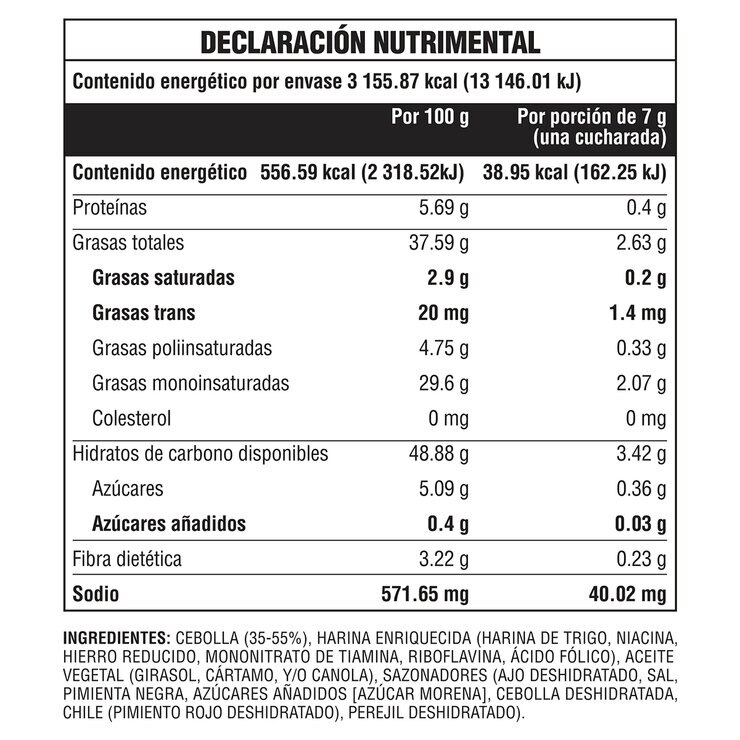 Fresh Gourmet Cebolla Crujiente Sabor Ajo y Pimienta 567 g — Imagen 4 de 4