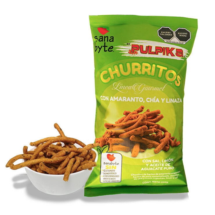 Pulpika Churrito de Amaranto Con Limón 550 g — Imagen 3 de 3