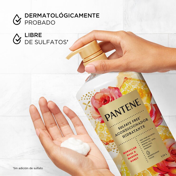 Pantene Acondicionador Moroccan Rose 1.13 L — Imagen 2 de 4