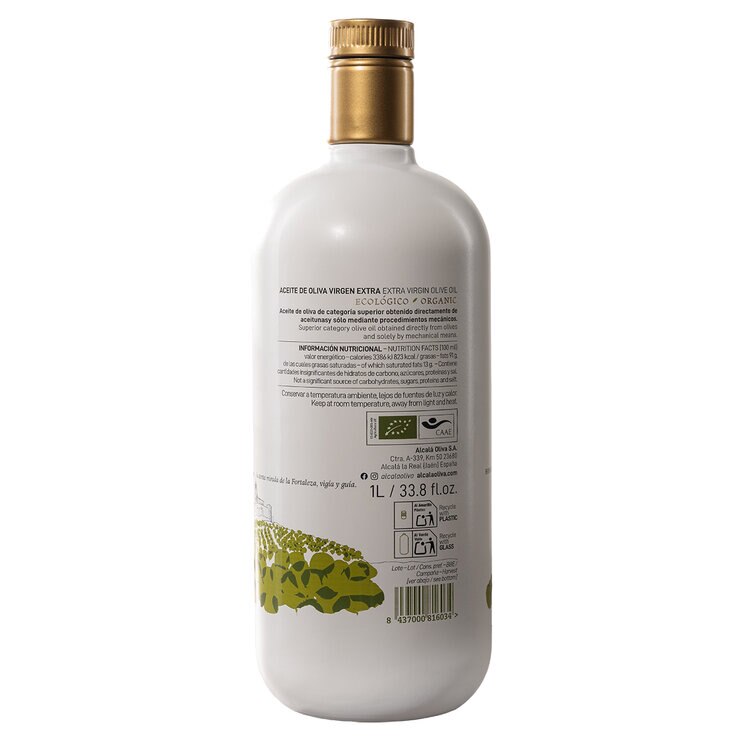 Alcala Oliva Homenaje Aceite de Oliva Extra Virgen 1 l — Imagen 2 de 2