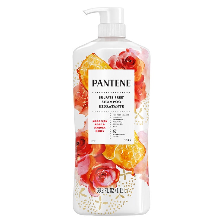 Pantene Shampoo Moroccan Rose 1.13 L — Imagen 1 de 3