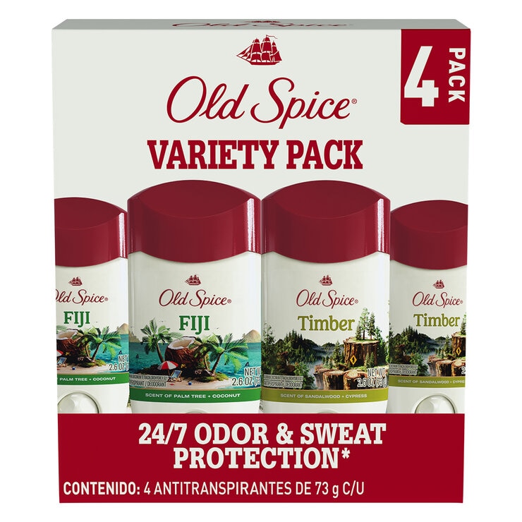 Old Spice Fresher Antitranspirante en Barra 4 pzas de 73 g — Imagen 1 de 4