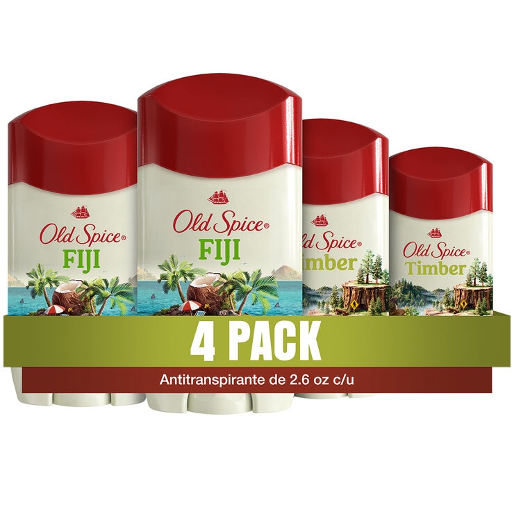 Old Spice Fresher Antitranspirante en Barra 4 pzas de 73 g — Imagen 4 de 4