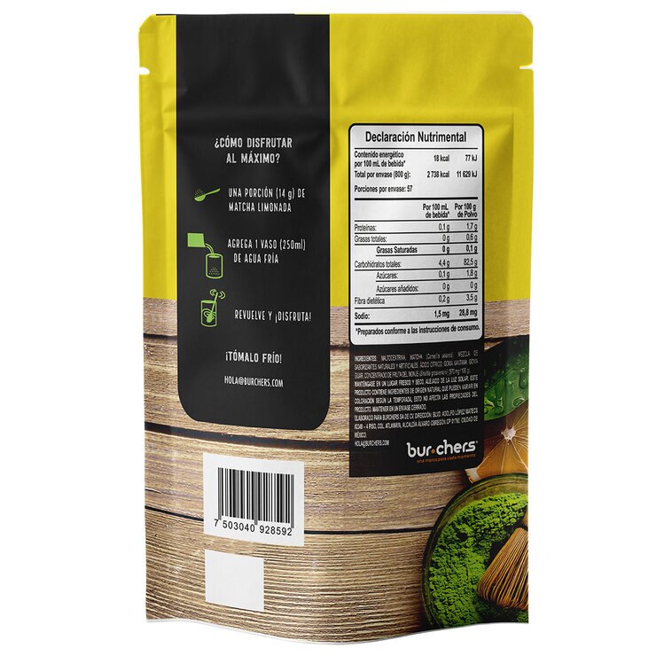 Teisti Matcha Limonada 800 g — Imagen 2 de 3