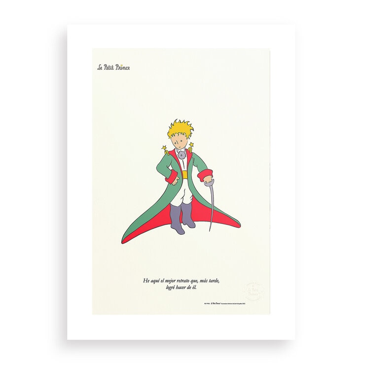 Black Is Color, Cuadro Decorativo El Principito, Enmarcado "Un Abrazo de la Tierra" — Imagen 2 de 3