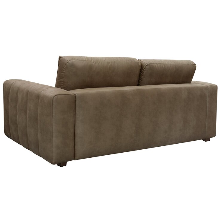 Muebles Liz, Gauss, Loveseat Color Café — Imagen 4 de 4