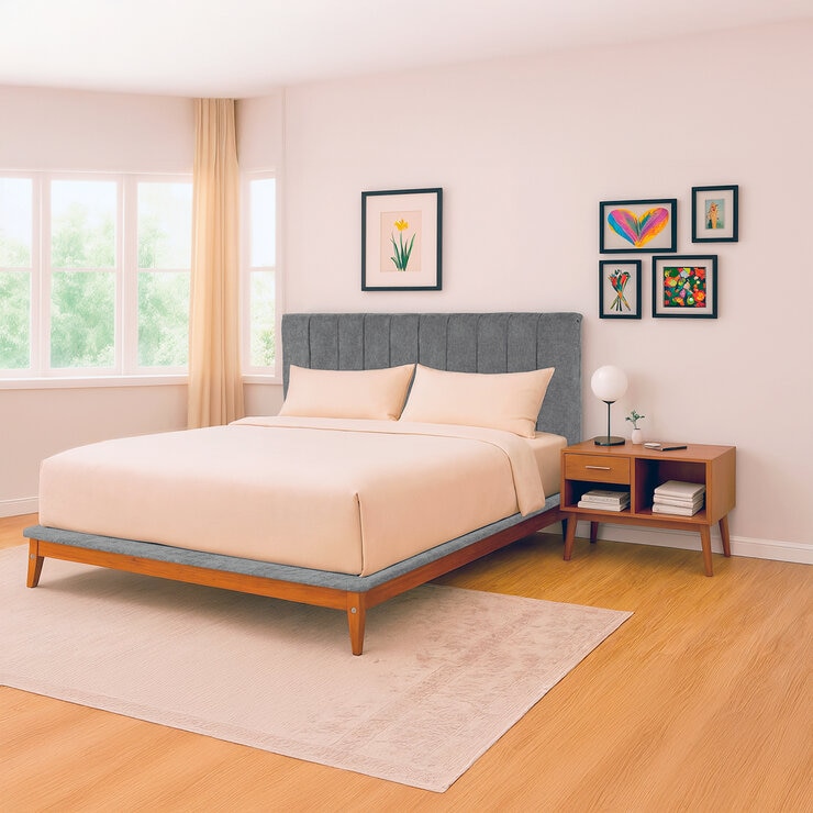 Violanti, Cama King Gris — Imagen 1 de 4