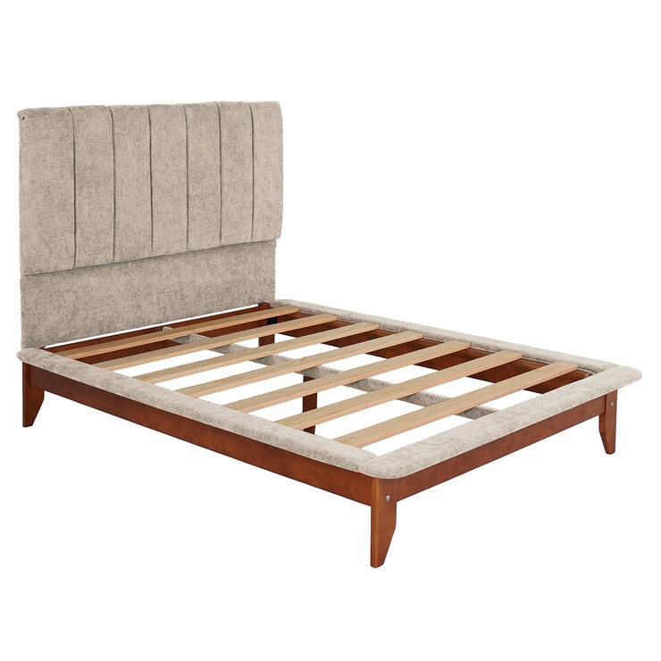 Violanti, Cama Matrimonial Beige — Imagen 3 de 4
