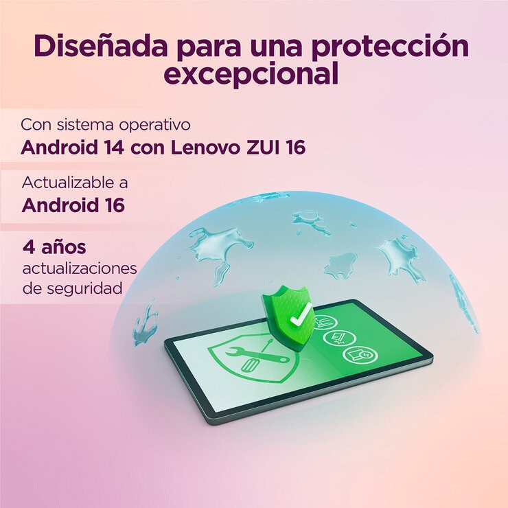 Lenovo Tablet 10.1" WUXGA Mediatek Helio G85 4GB 128GB eMMC + Funda y Audífonos E310 — Imagen 3 de 4