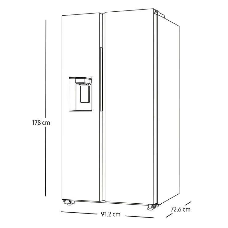 Samsung Refrigerador 22" Side By Side — Imagen 4 de 4