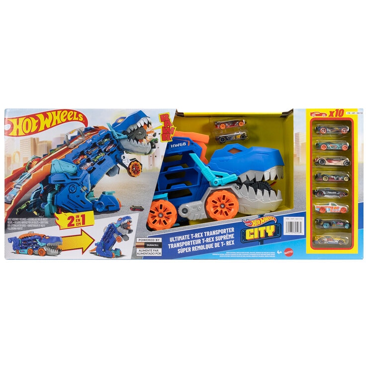Hot Wheels Super Remolque de T-Rex — Imagen 1 de 2