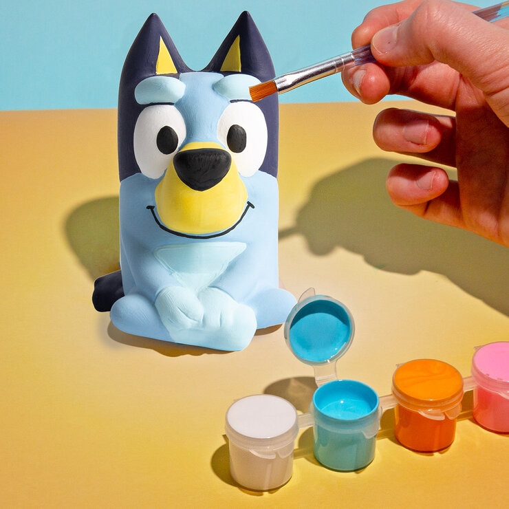 Bluey Figuras para Pintar de Cerámica Juego de 4 Pzas. — Imagen 3 de 4